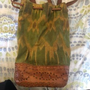 Cleobella ikat bucket bag